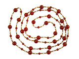 Бусы redrobe "Карамельные сны", сердолик стекло, 124 см
