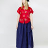 Блузка в китайском стиле, redrobe 15