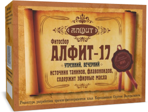 Фитосбор Алфит №17 гипотензивный, 30 пак
